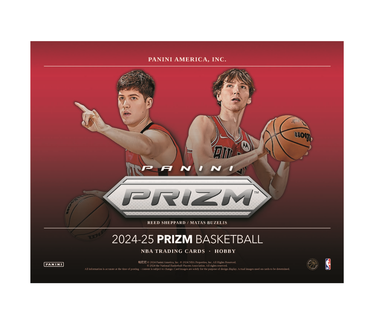 2024-25 Panini Prizm Basketball Hobby 12-Box Case