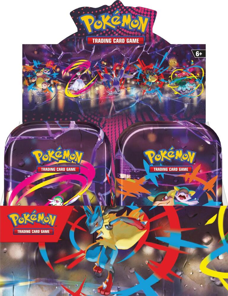Pokemon TCG: Mega Evolution Mega Heroes Mini Tin Display (ME01)