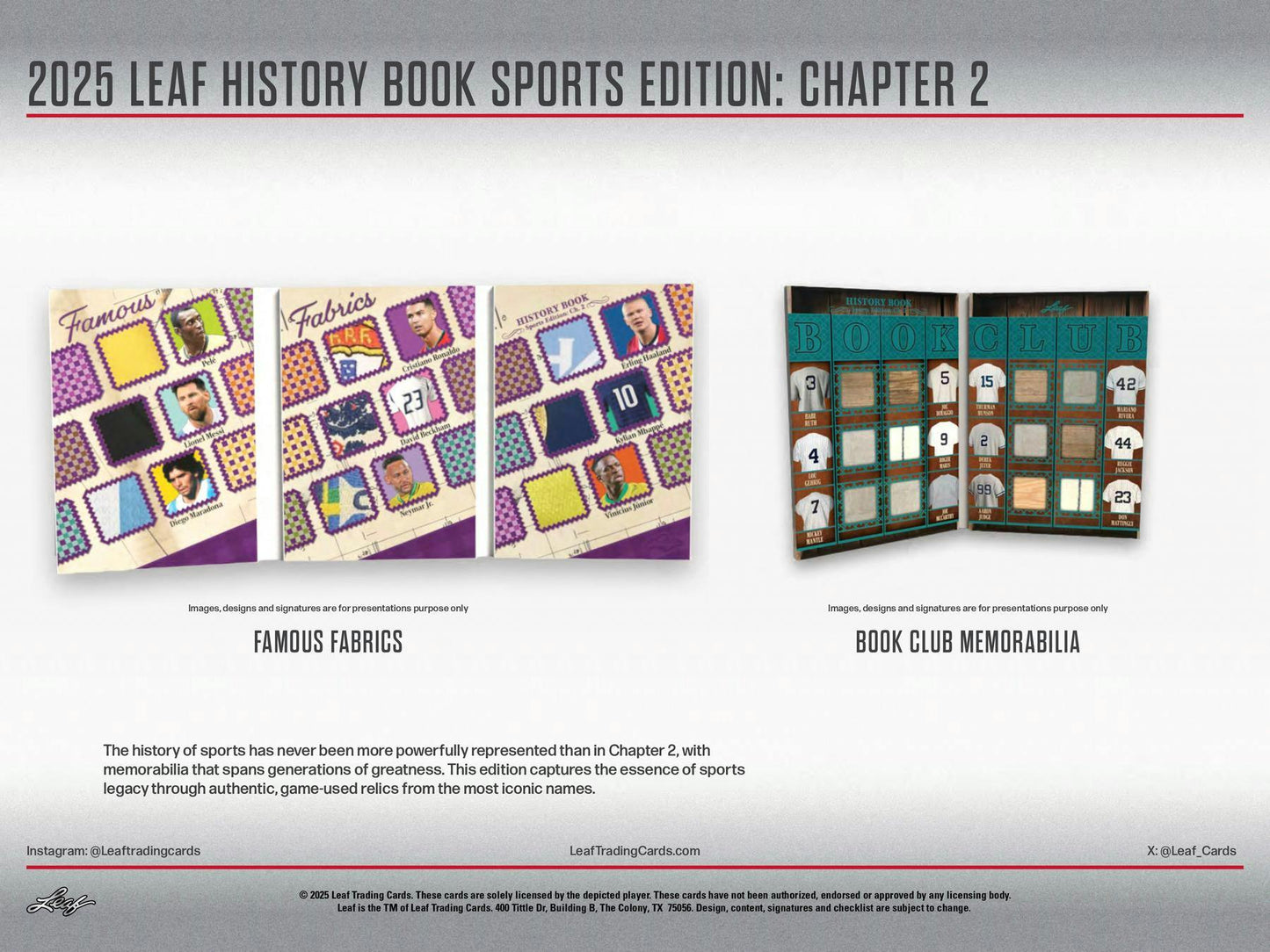2025 Leaf History Book Sports Edition: Chapter 2 Hobby Box (Presell)