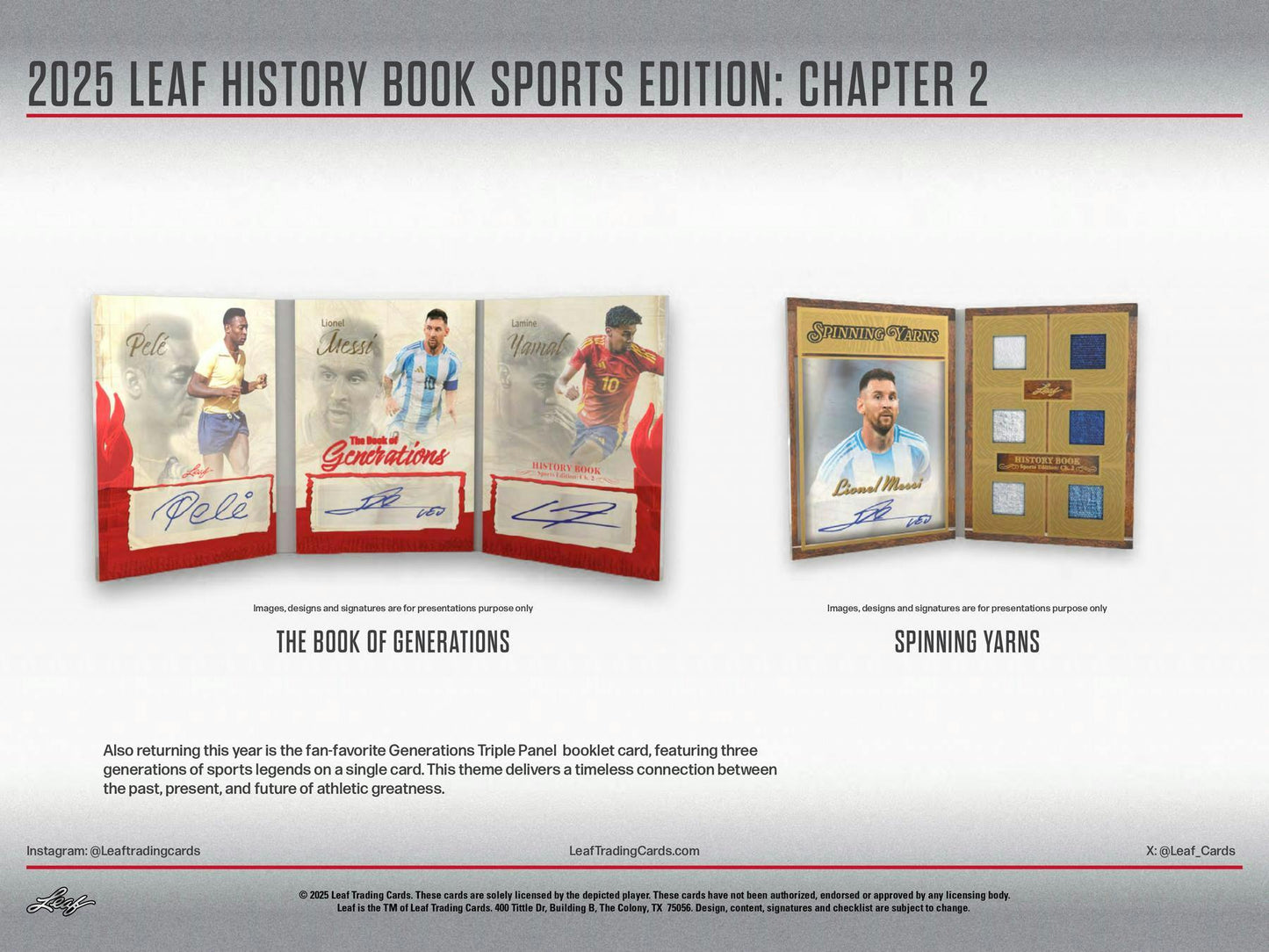 2025 Leaf History Book Sports Edition: Chapter 2 Hobby Box (Presell)