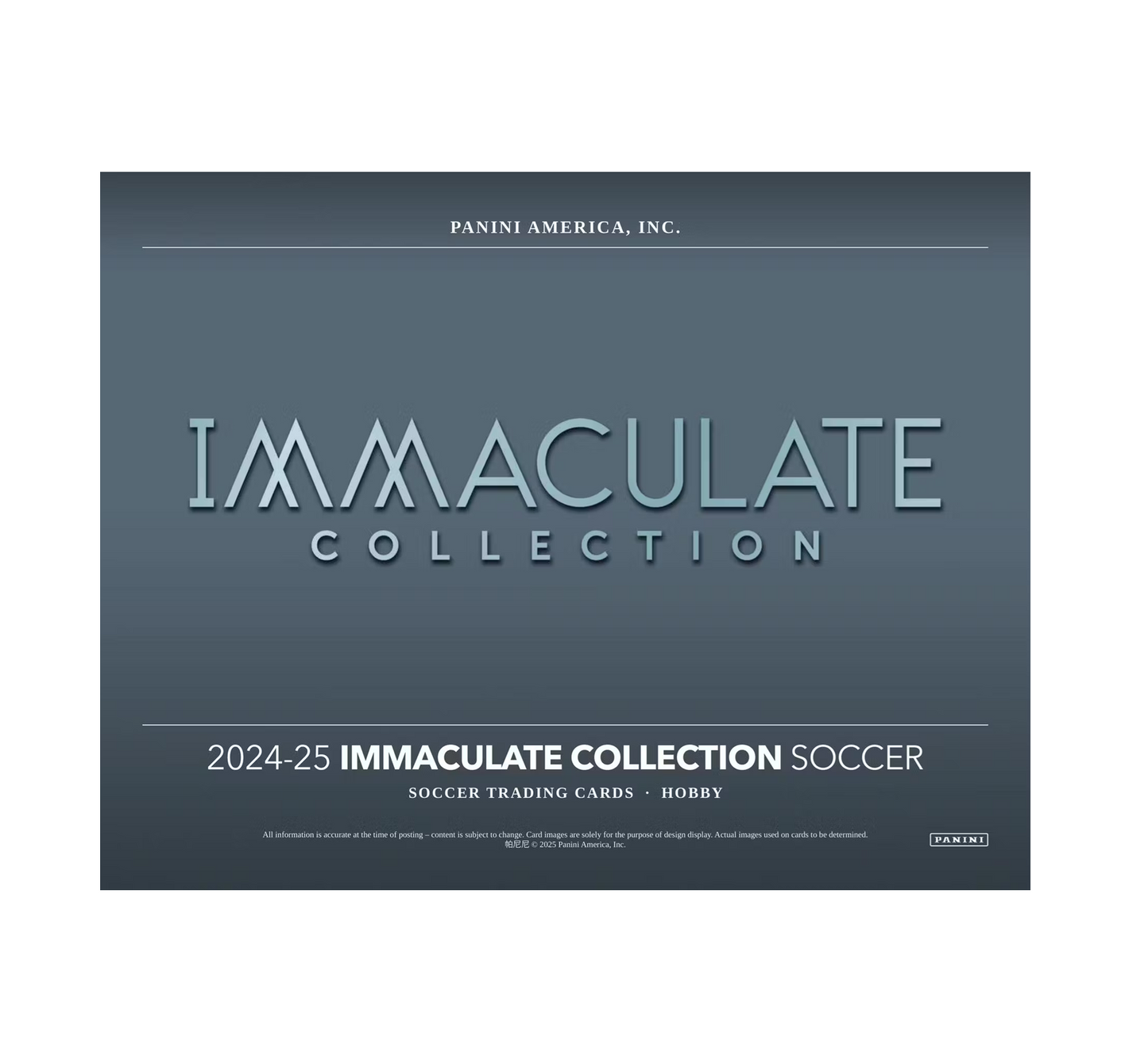 2024-25 Panini Immaculate Soccer Hobby 6-Box Case