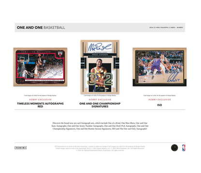 2024-25 Panini One & One Basketball Hobby Box