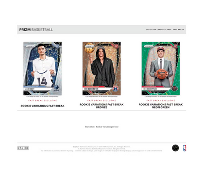 2024-25 Panini Prizm Basketball Fast Break Hobby 20-Box Case