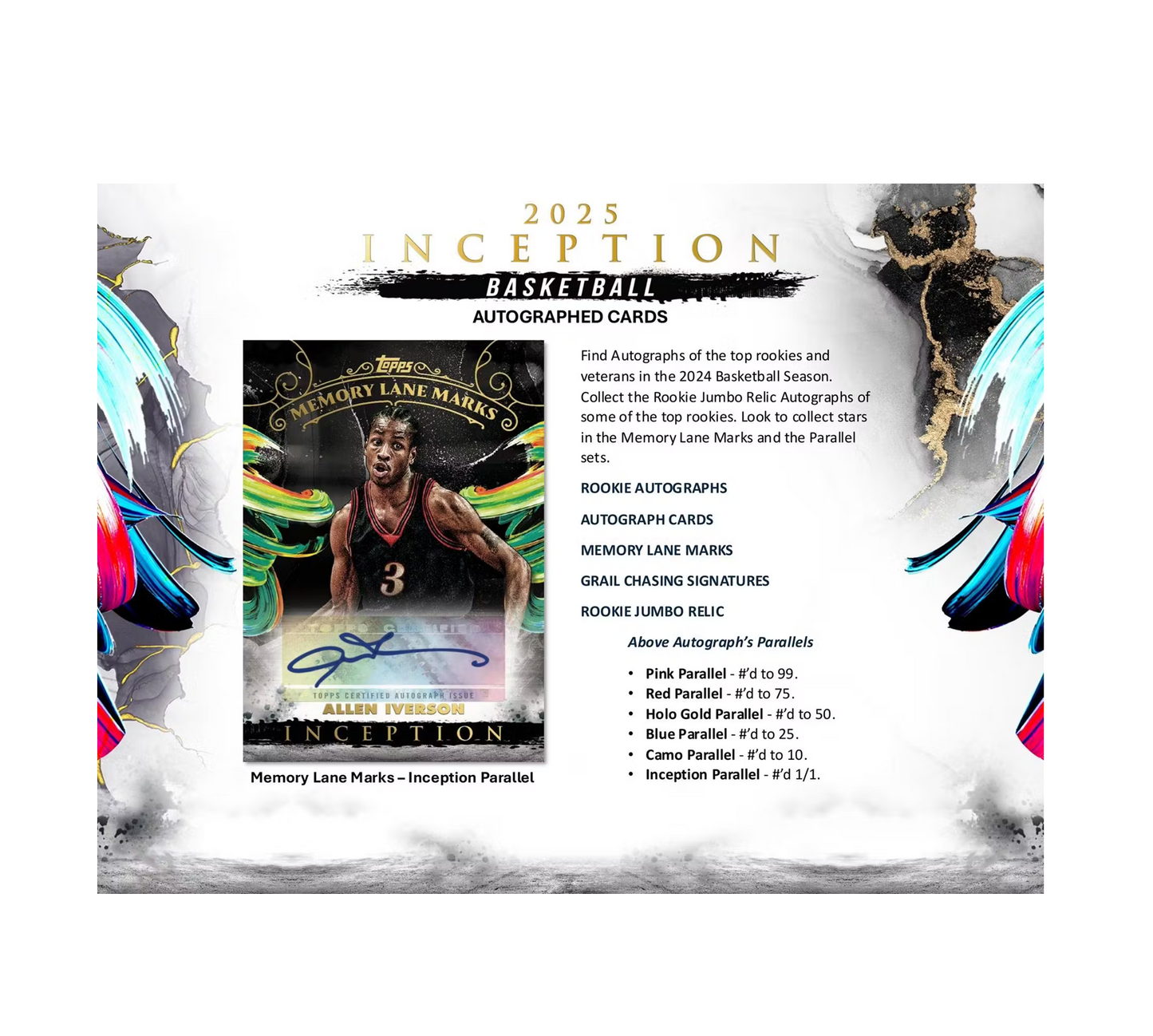2024-25 Topps Inception Basketball Hobby 8-Box Case