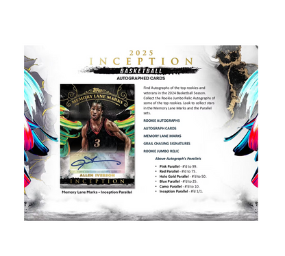 2024-25 Topps Inception Basketball Hobby 8-Box Case