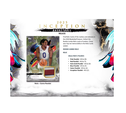 2024-25 Topps Inception Basketball Hobby 8-Box Case