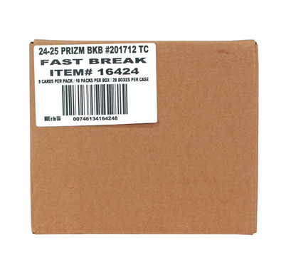 2024-25 Panini Prizm Basketball Fast Break Hobby 20-Box Case