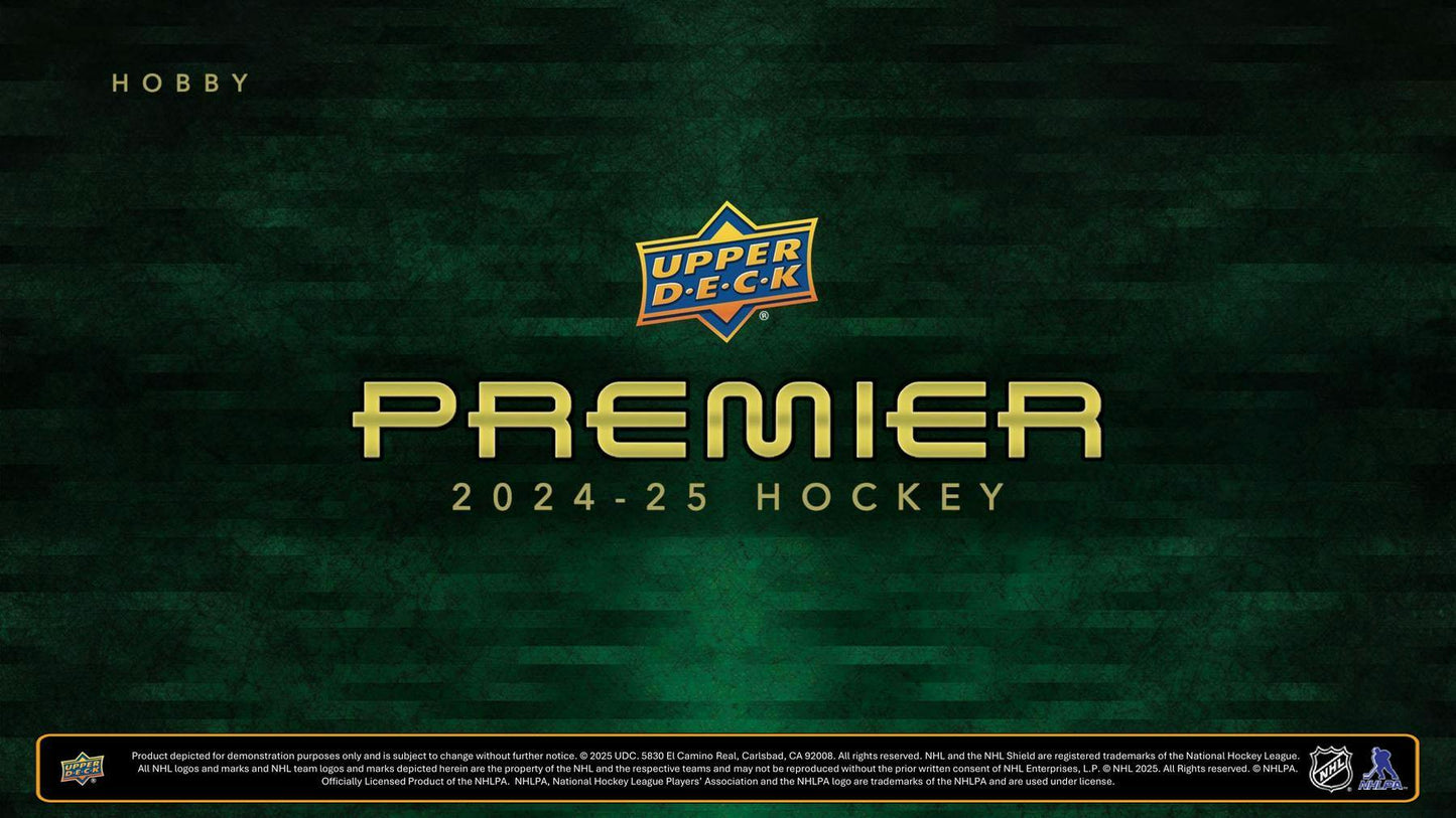 2024/25 Upper Deck Premier Hockey Hobby Box (Presell)
