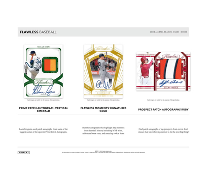 2024 Panini Flawless Baseball Hobby 2-Box Case