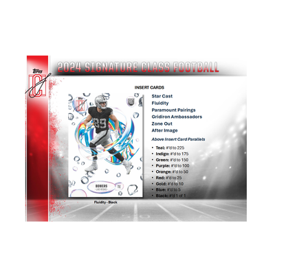 2024 Topps Signature Class Football Hobby 6-Box Case