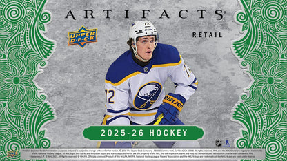 2025/26 Upper Deck Artifacts Hockey 6-Pack Blaster 20-Box Case (Presell)