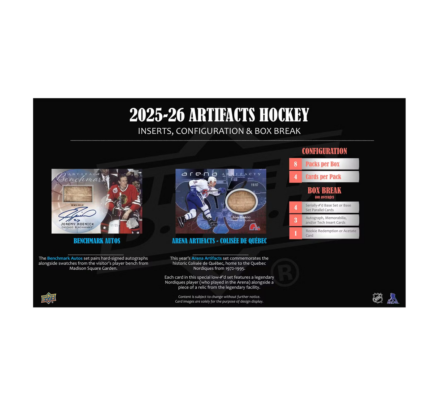 2025-26 Upper Deck Artifacts Hockey Hobby 10-Box Case