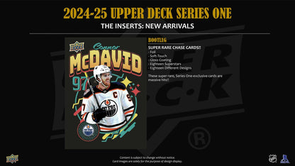 2025/26 Upper Deck Series 1 Hockey Hobby Box (Presell)