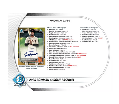 2025 Bowman Chrome Baseball Breakers Delight 6-Box Case