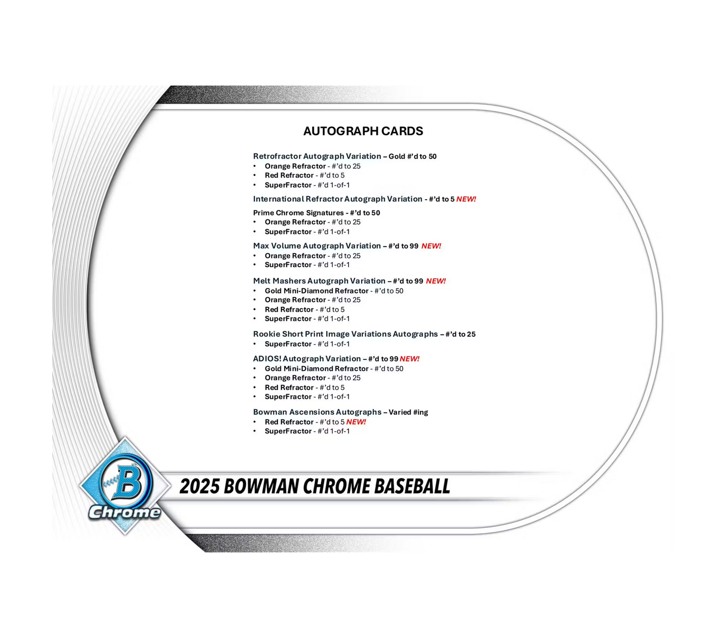 2025 Bowman Chrome Baseball Breakers Delight 6-Box Case
