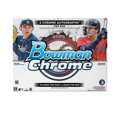 2025 Bowman Chrome Baseball Hobby 12-Box Case