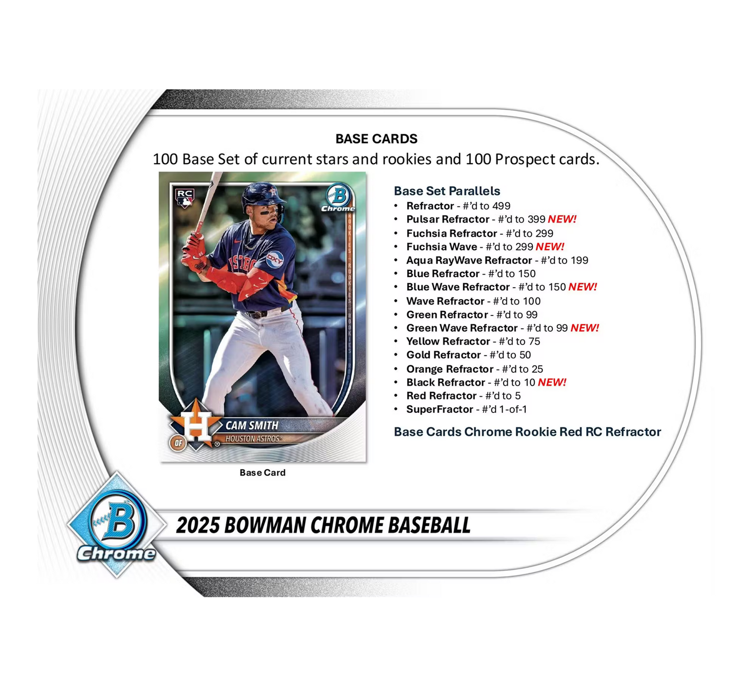 2025 Bowman Chrome Baseball Hobby 12-Box Case