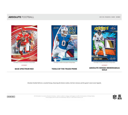 2025 Panini Absolute Football Hobby Box