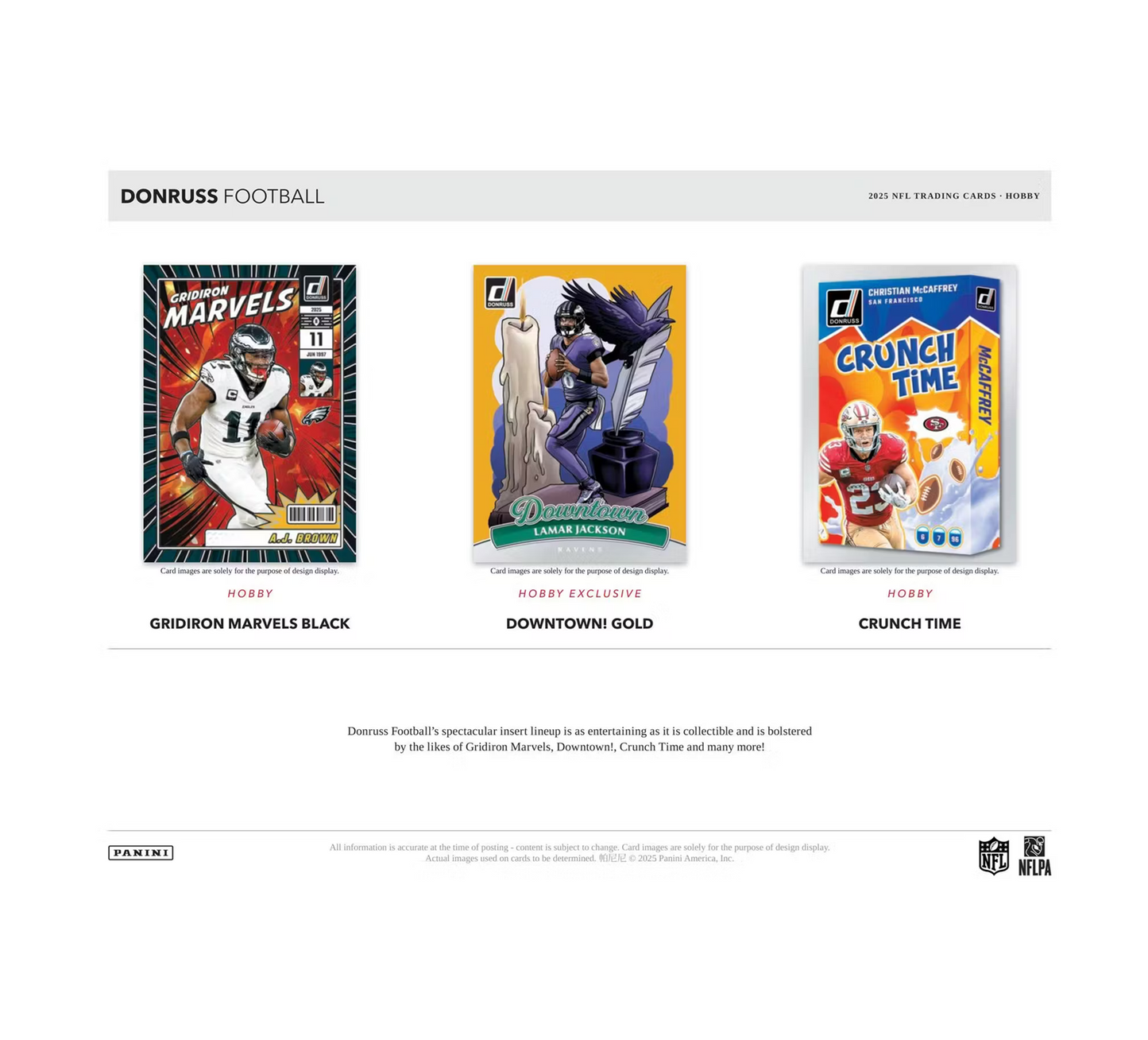 2025 Panini Donruss Football Hobby 18-Box Case