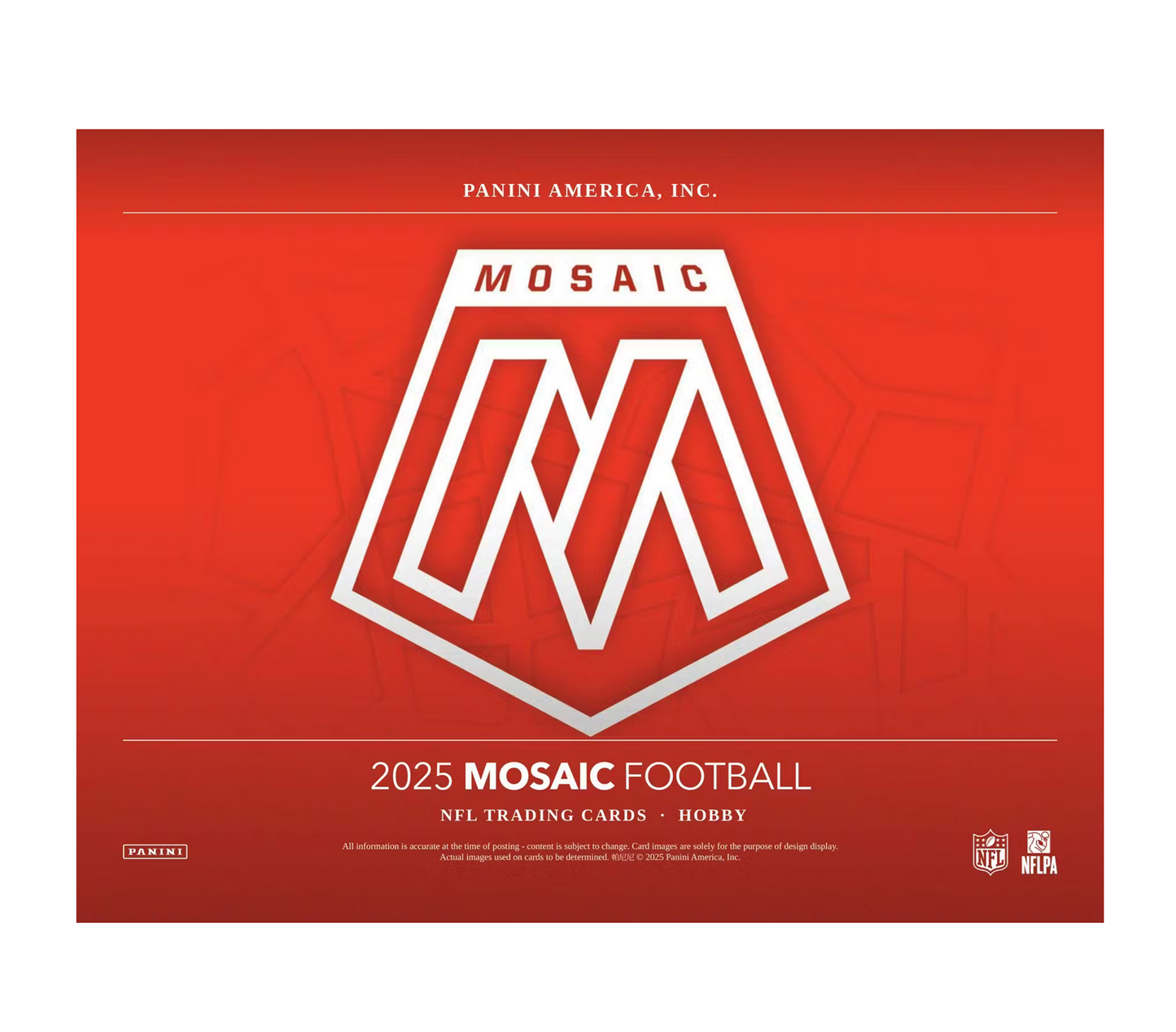 2025 Panini Mosaic Football Hobby Box