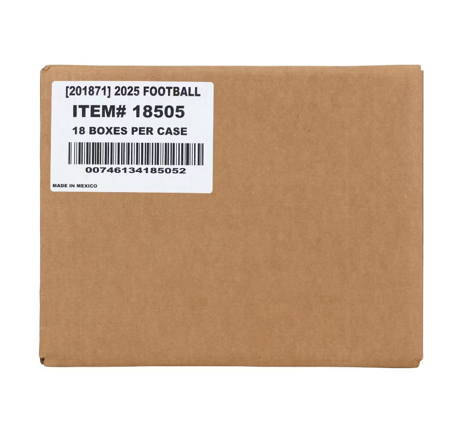 2025 Panini Donruss Football Hobby 18-Box Case