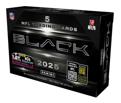 2025 Panini Black Football Hobby 12-Box Case (Presell)