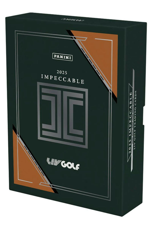 2025/26 Panini Impeccable LIV Golf Hobby 3-Box Case (Presell)