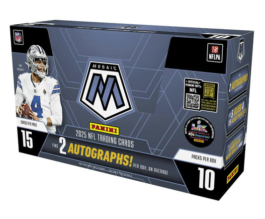 2025 Panini Mosaic Football Hobby 12-Box Case (Presell)