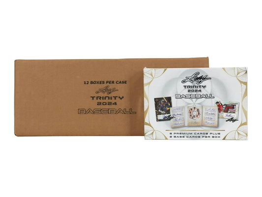 2024 Leaf Trinity Baseball Hobby 12-Box Case