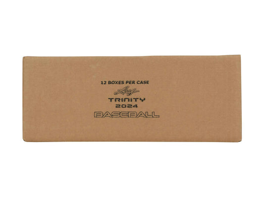 2024 Leaf Trinity Baseball Hobby 12-Box Case