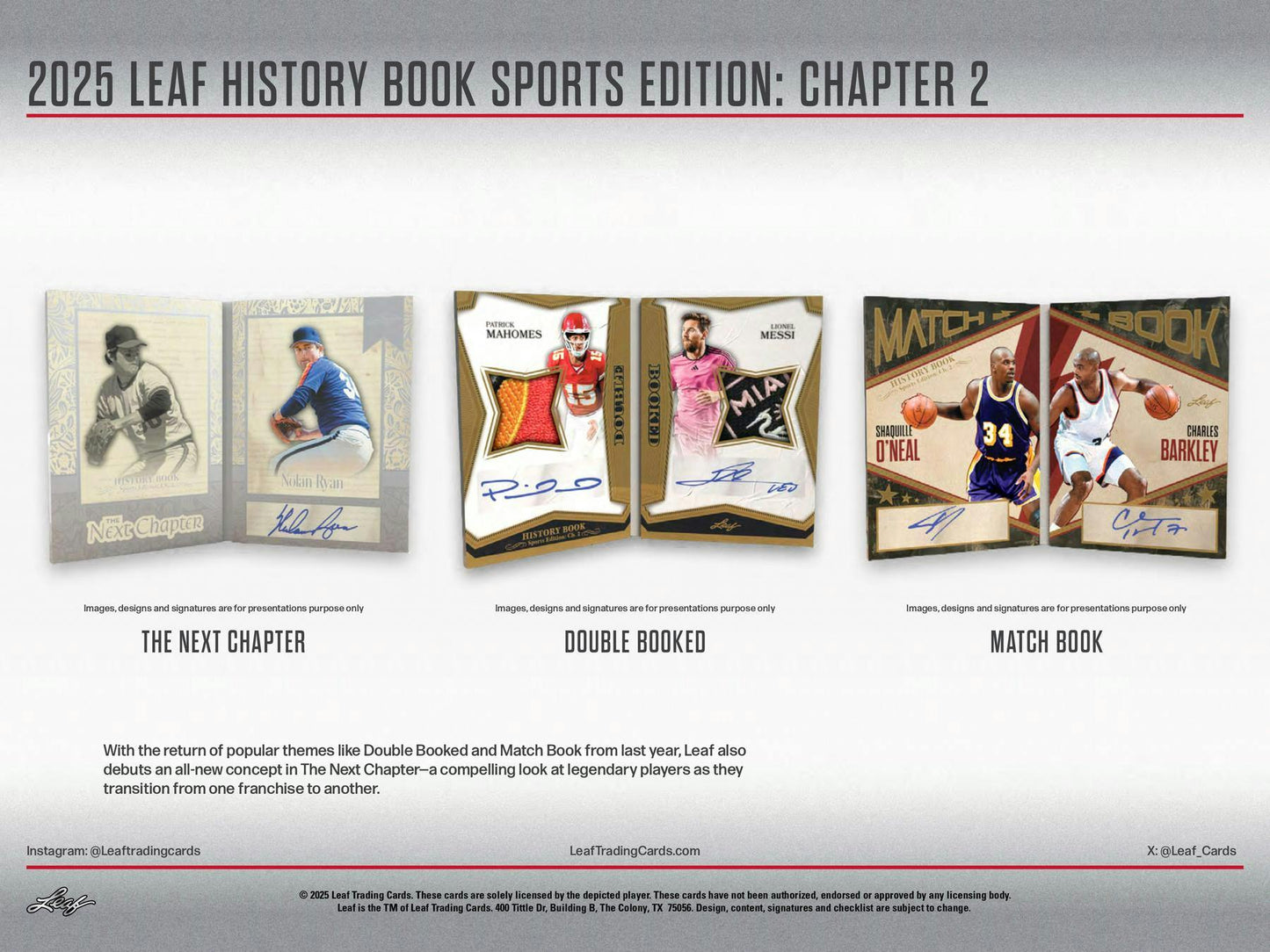 2025 Leaf History Book Sports Edition: Chapter 2 Hobby Box (Presell)
