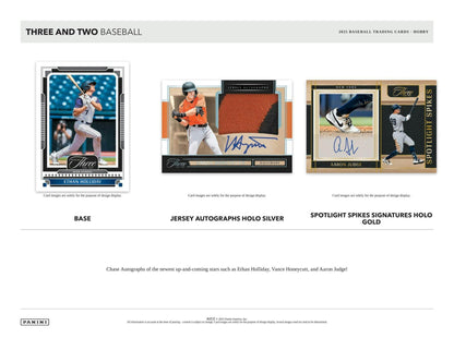 2025 Panini Three and Two Baseball Hobby Box (Presell)