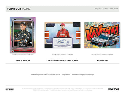 2025 Panini Turn Four Racing Hobby Box (Presell)