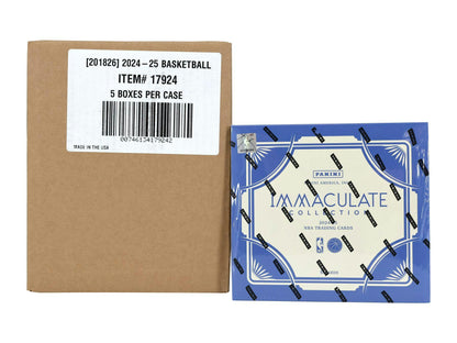 2024/25 Panini Immaculate Basketball Hobby 5-Box Case (Presell)