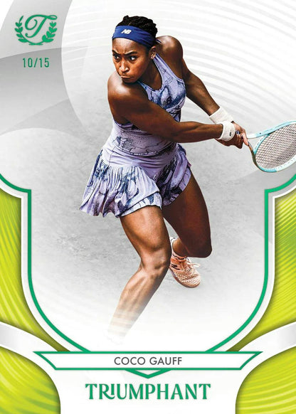 2025 Topps Triumphant Tennis Hobby 10-Box Case (Presell)