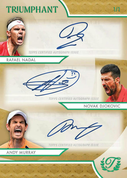 2025 Topps Triumphant Tennis Hobby 10-Box Case (Presell)