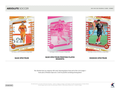 2025 Panini Absolute K League Soccer Hobby Box (Presell)