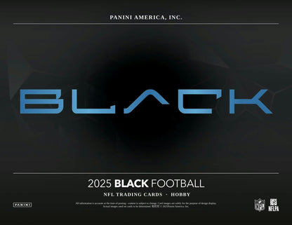 2025 Panini Black Football Hobby 12-Box Case (Presell)