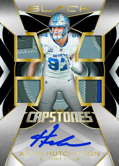 2025 Panini Black Football Hobby 12-Box Case (Presell)