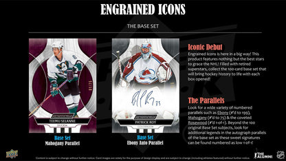 2024/25 Upper Deck Engrained Icons Hockey Hobby Box (Presell)