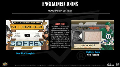 2024/25 Upper Deck Engrained Icons Hockey Hobby Box (Presell)