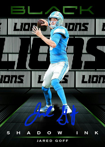 2025 Panini Black Football Hobby 12-Box Case (Presell)