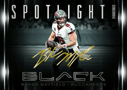2025 Panini Black Football Hobby 12-Box Case (Presell)
