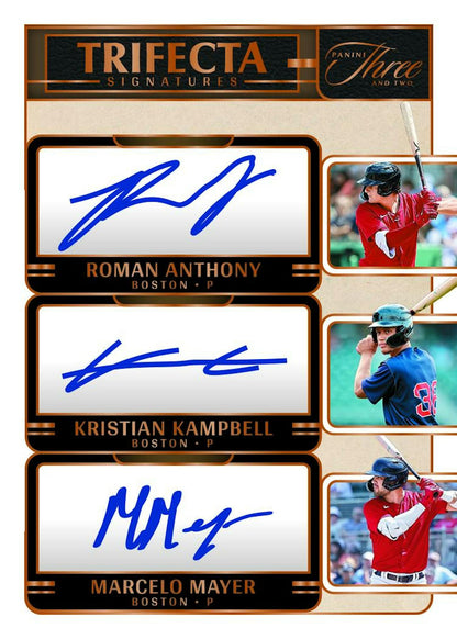 2025 Panini Three and Two Baseball Hobby 10-Box Case (Presell)